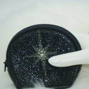 Genuine Black Stingray Coin Purses